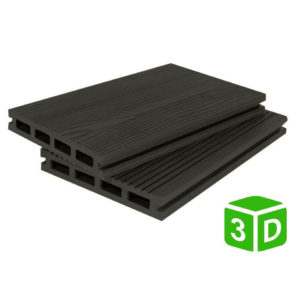 Террасная доска из ДПК 3D Пустотелая 150*18 мм